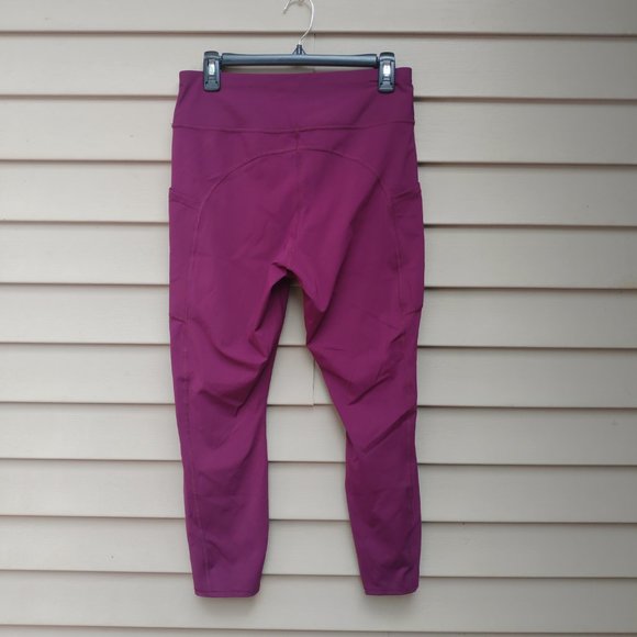 Avia 7/8 Purple Performance Leggings Fitness Flex-Tech Gym Yoga Workout - Picture 6 of 11